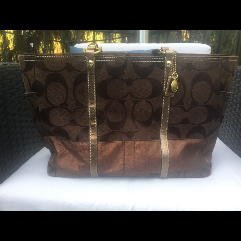 Coach tote or diaper bag